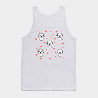 Cute Doggie & Puppies Lover Tank Top